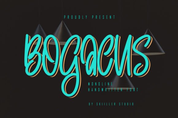 Bogacus: A Modern Brush Font for Confident Branding