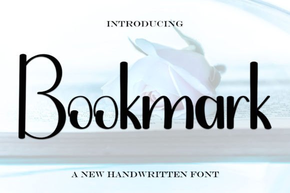 Bookmark Font: Elegant Handwritten Style for Design