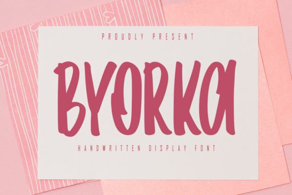 Byorka: The Handwritten Display Font That Brings Personality to Your Designs