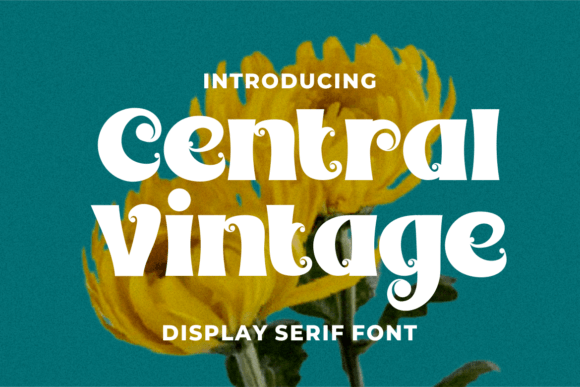 Central Vintage: Bold Retro Style for Modern Designs