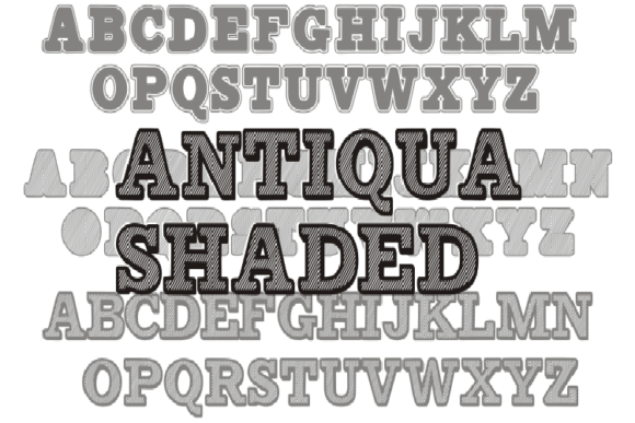 Evaluating Antiqua Shaded for Modern Display Typography
