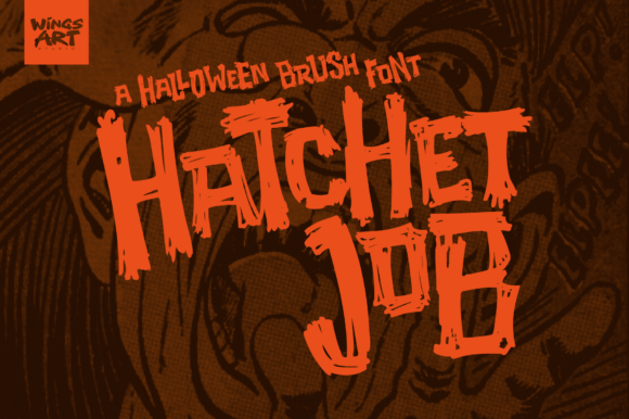 Evaluating Hatchet Job: A Textured Brush Font for Horror and Retro Design