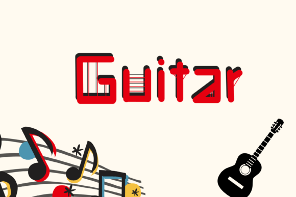 Guitar: The Display Font That Strings Together Music and Design