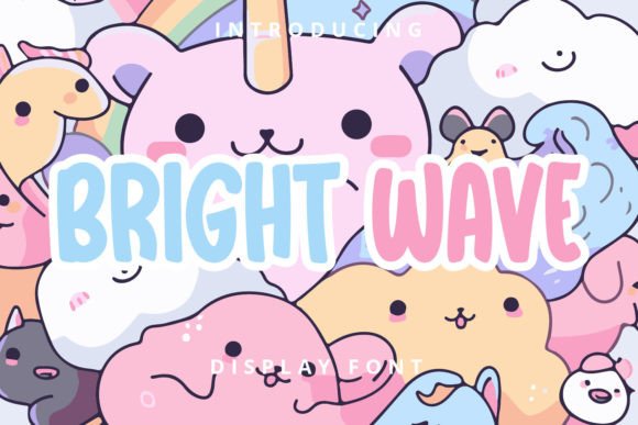 Infusing Magic into Design with the Bright Wave Font
