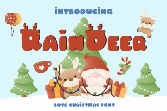 Raindeer: Bringing Festive Charm to Modern Design Projects