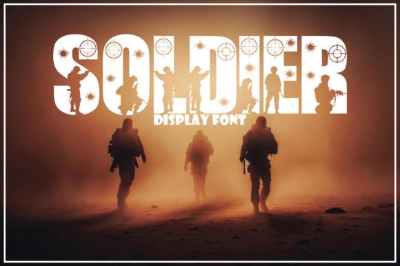 Soldier: A Bold Display Font for Unique Designs