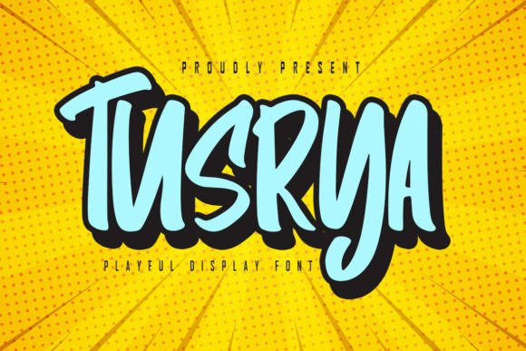 Tusrya: A Beautiful Love Font for Commercial Design