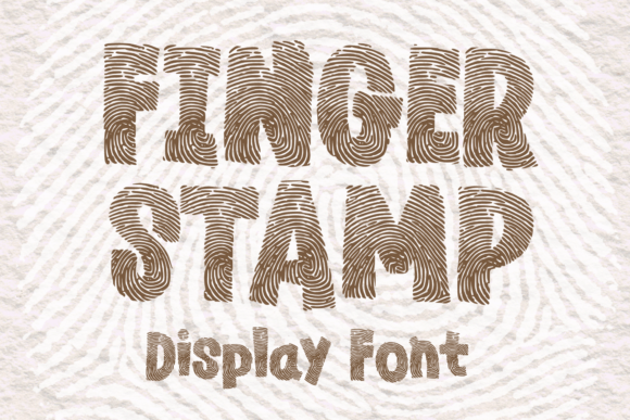 Unlocking Creative Potential with the Finger Stamp Display Font